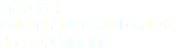 Dirección:
Calle 104a Nº 54-40
Bogotá, Colombia